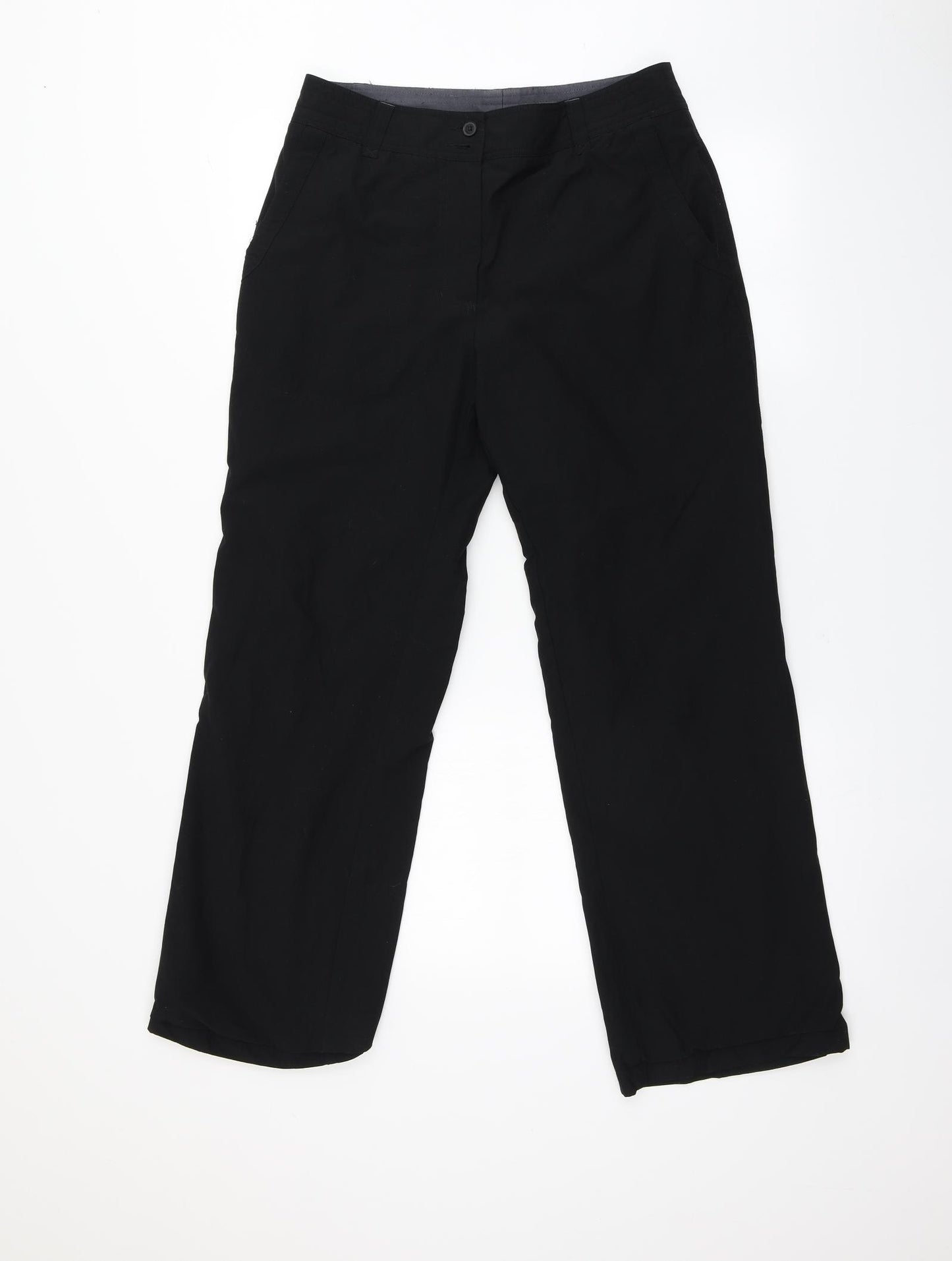 Rohan Womens Black   Trousers  Size 12 L28 in