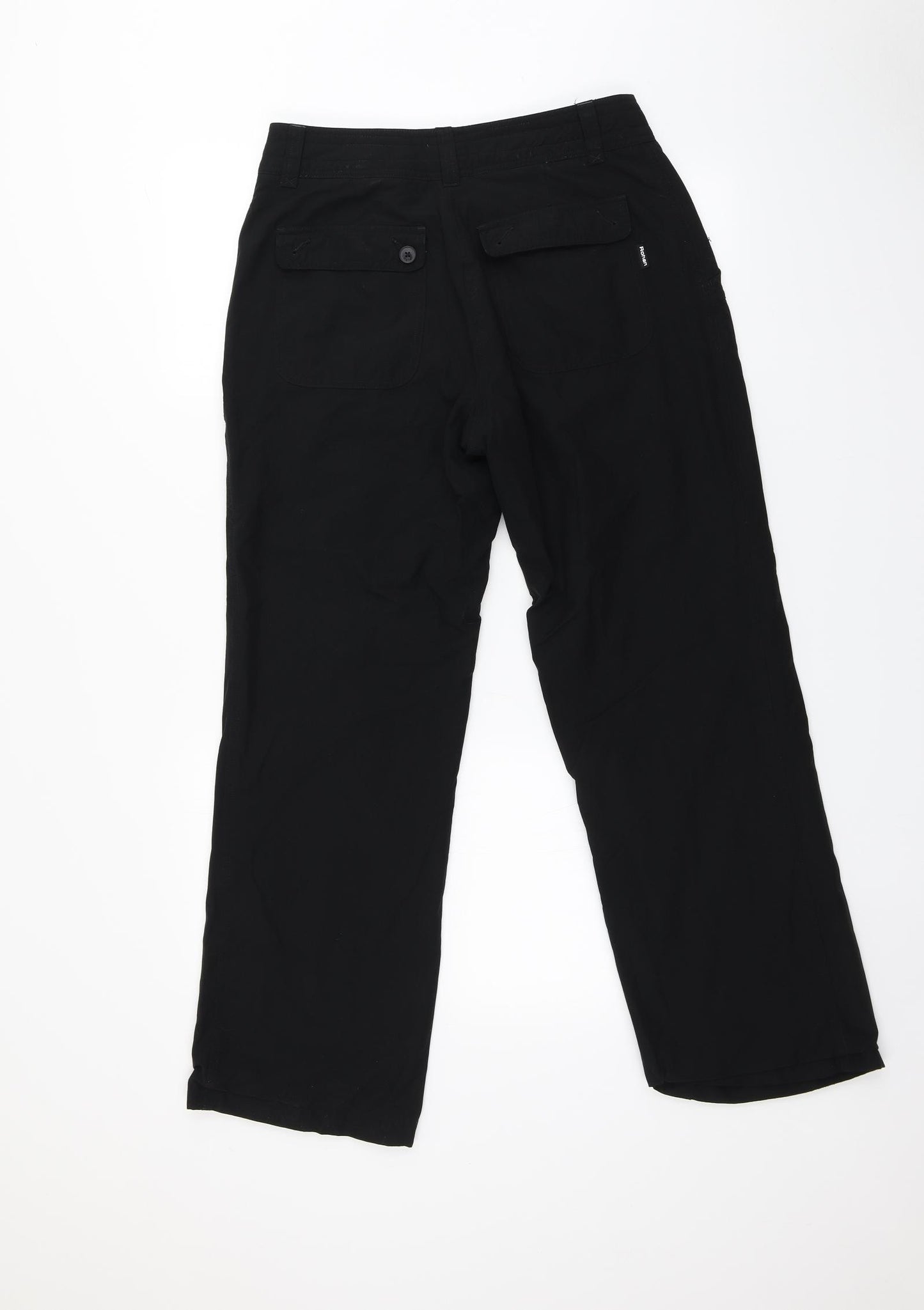 Rohan Womens Black   Trousers  Size 12 L28 in
