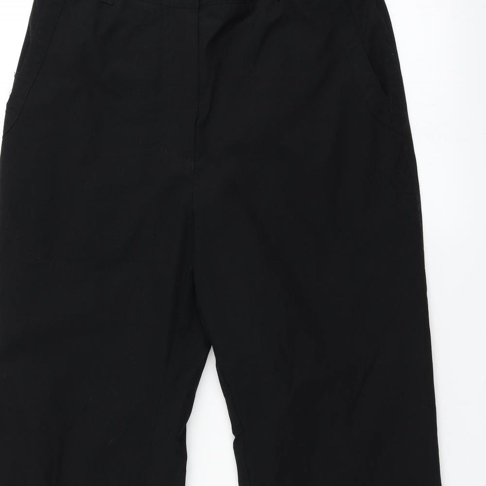 Rohan Womens Black   Trousers  Size 12 L28 in