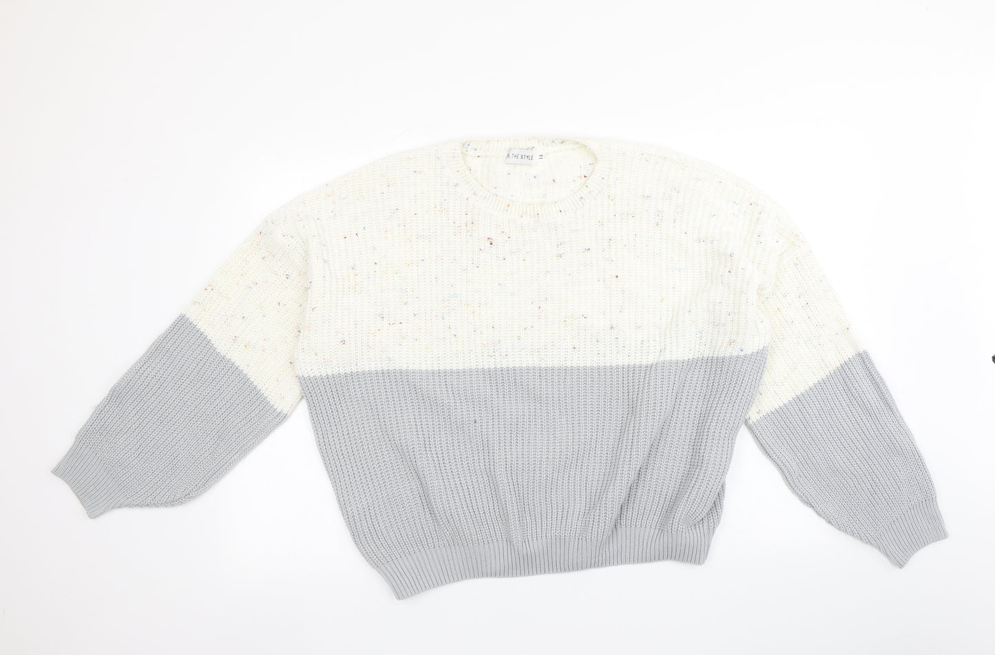 In the Style Womens Multicoloured   Pullover Jumper Size 14