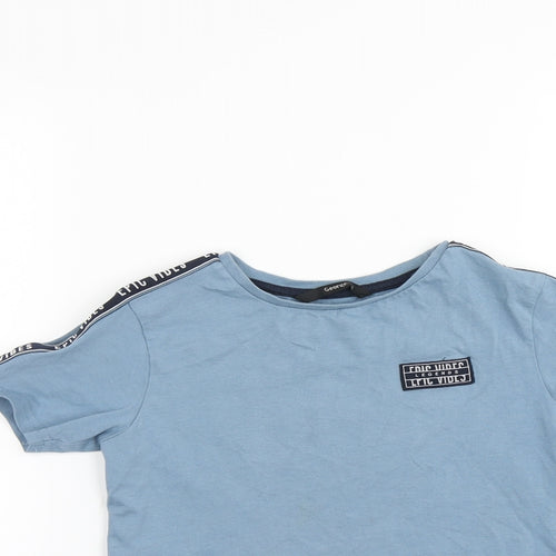 George Boys Blue   Basic T-Shirt Size 5-6 Years