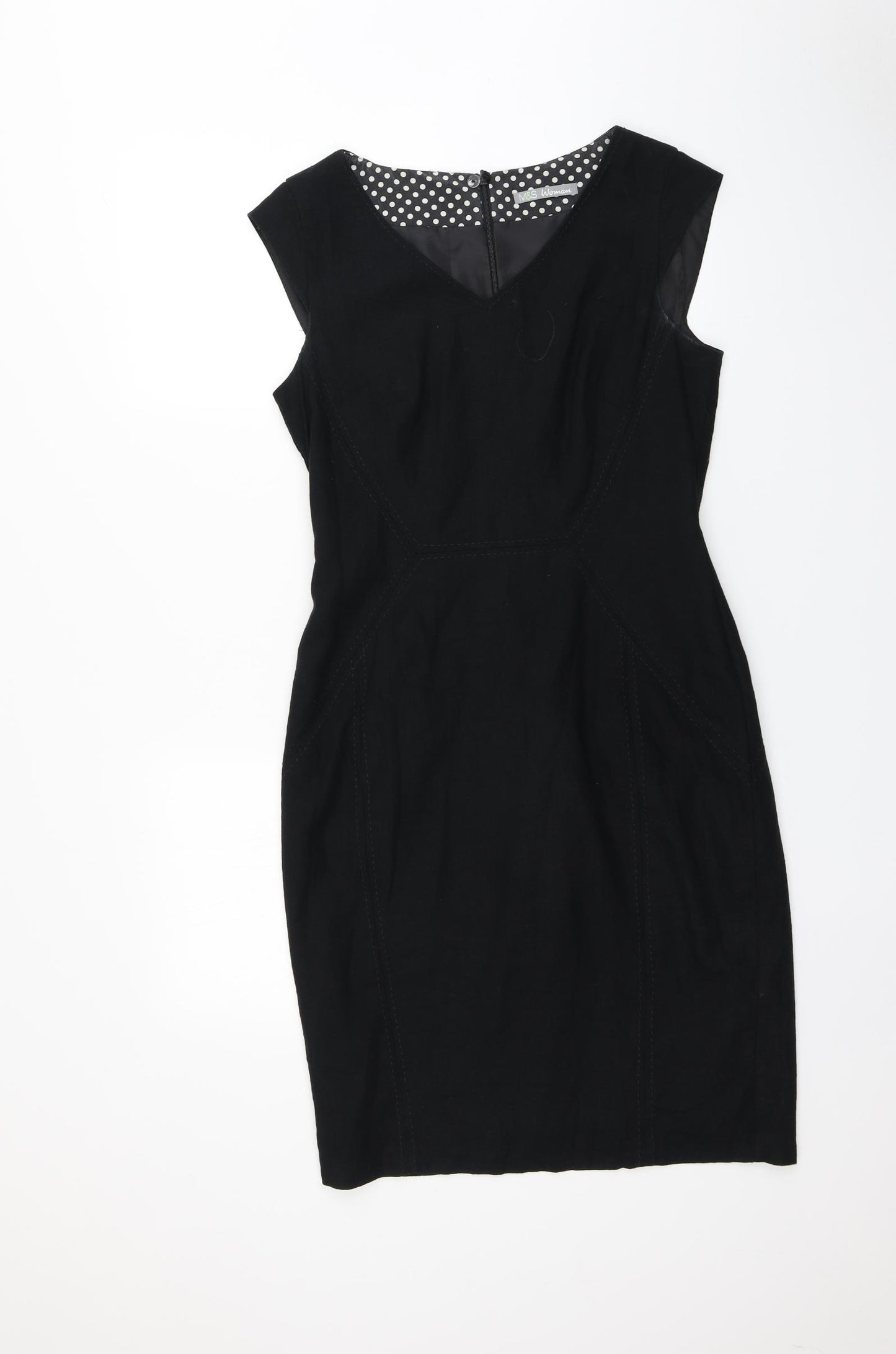 Marks and Spencer Womens Black   Bodycon  Size 10