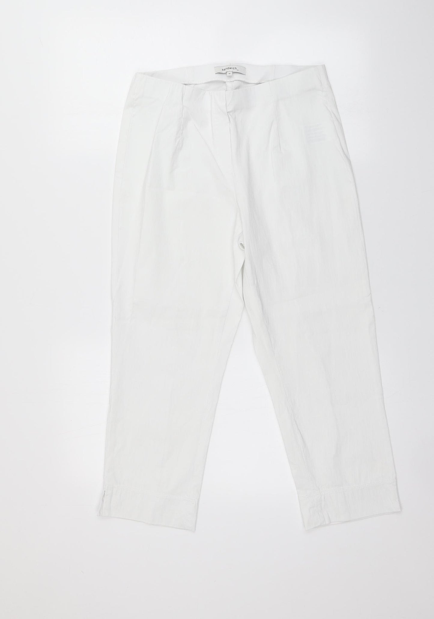 Sandwich Womens White   Trousers  Size 8 L24 in