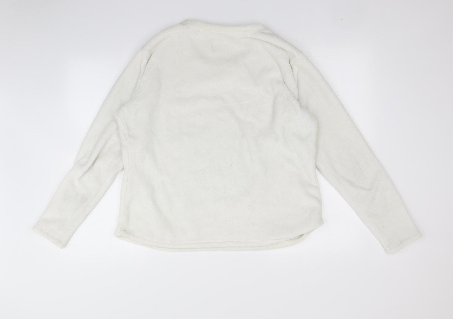 Matalan Womens White   Top Pyjama Top Size L