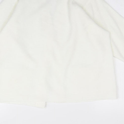 Care Womens White   Cardigan Jumper Size S