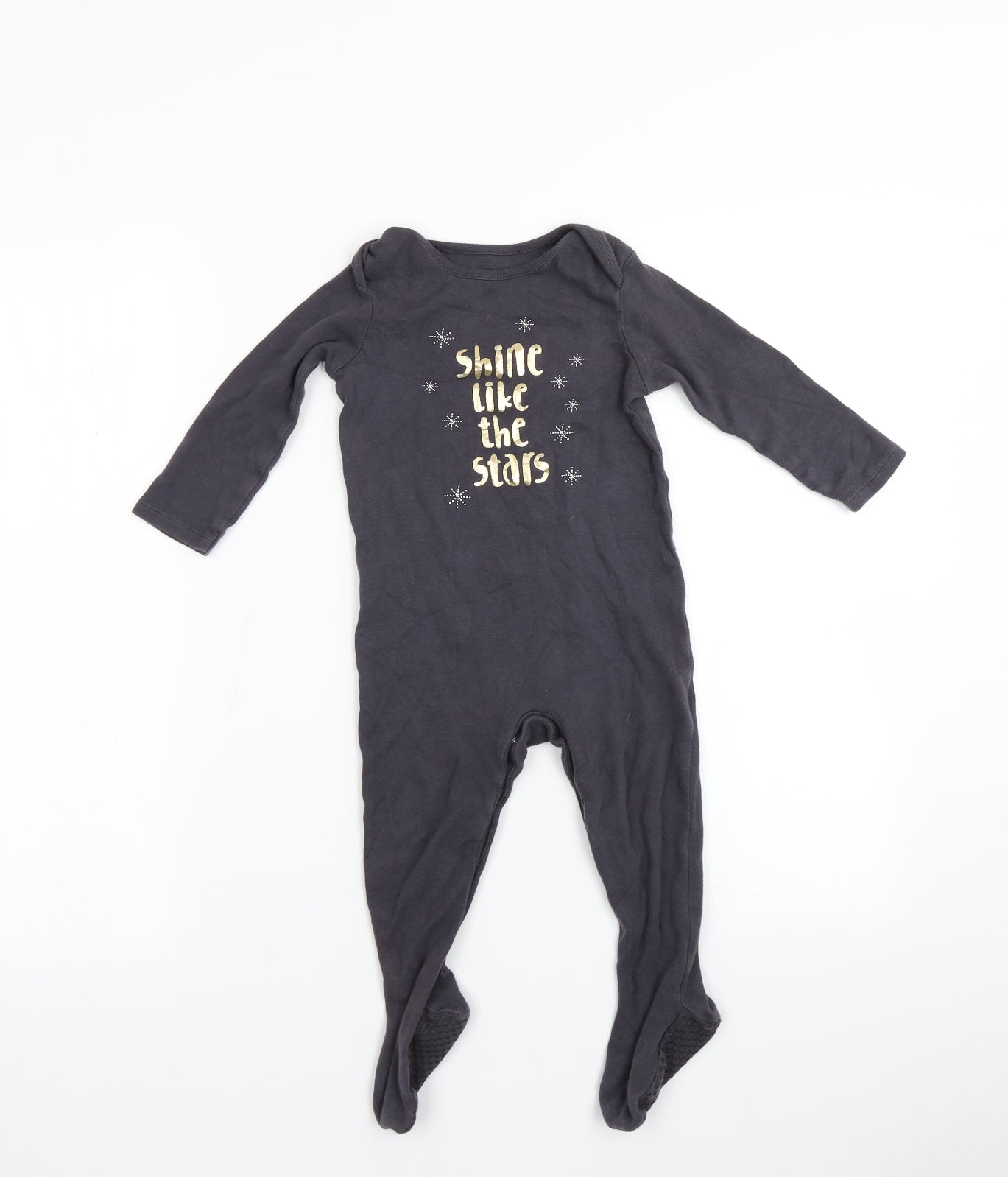 F&F Baby Grey   Babygrow One-Piece Size 12 Months