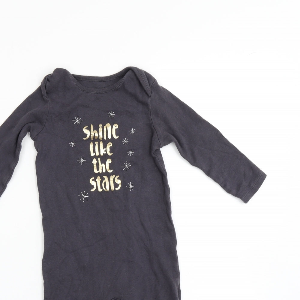 F&F Baby Grey   Babygrow One-Piece Size 12 Months