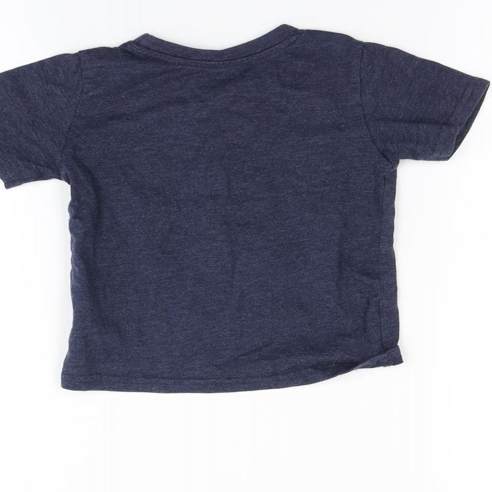Primark Boys Blue   Basic T-Shirt Size 2-3 Years