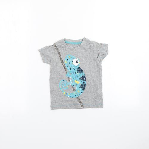 Matalan Baby Grey   Basic T-Shirt Size 12-18 Months