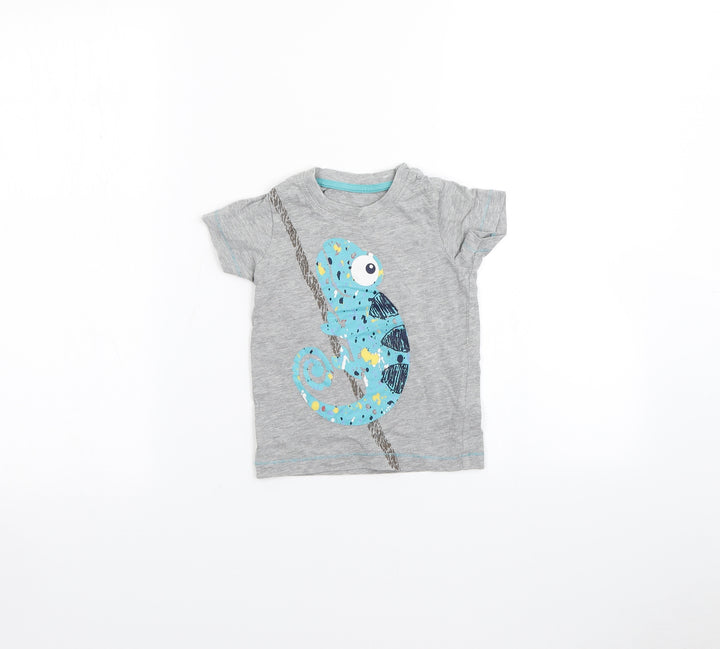 Matalan Baby Grey Basic T-Shirt Size 12-18 Months