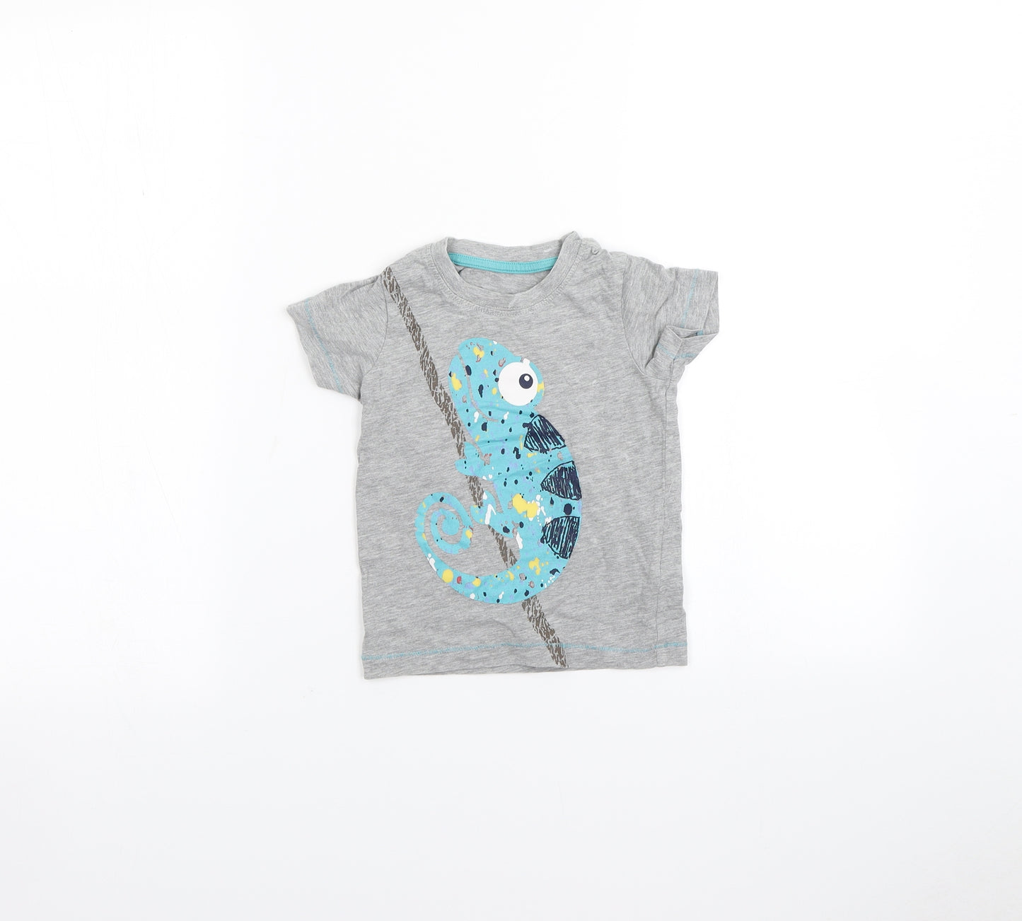 Matalan Baby Grey   Basic T-Shirt Size 12-18 Months
