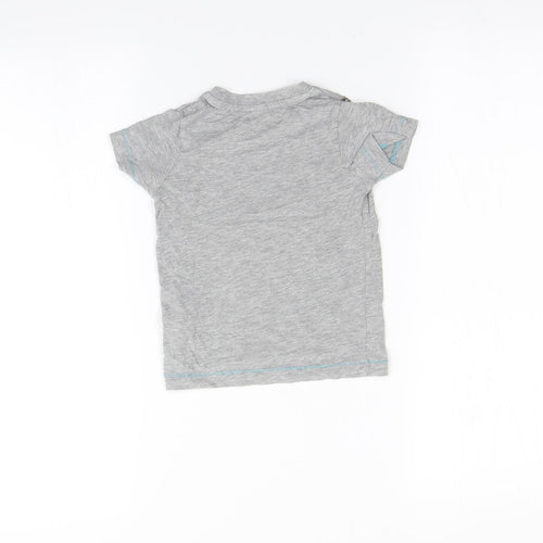 Matalan Baby Grey   Basic T-Shirt Size 12-18 Months