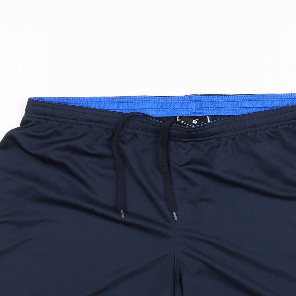 Nike Mens Black Striped  Sweat Shorts Size M