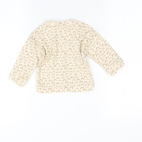 George Baby Beige Animal Print   Pyjama Top Size 3-6 Months