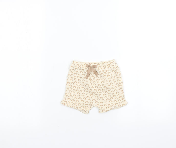 George Baby Beige   Cropped Trousers Size 3-6 Months