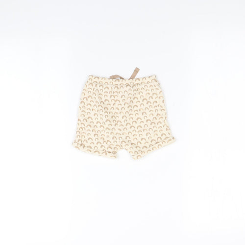 George Baby Beige   Cropped Trousers Size 3-6 Months