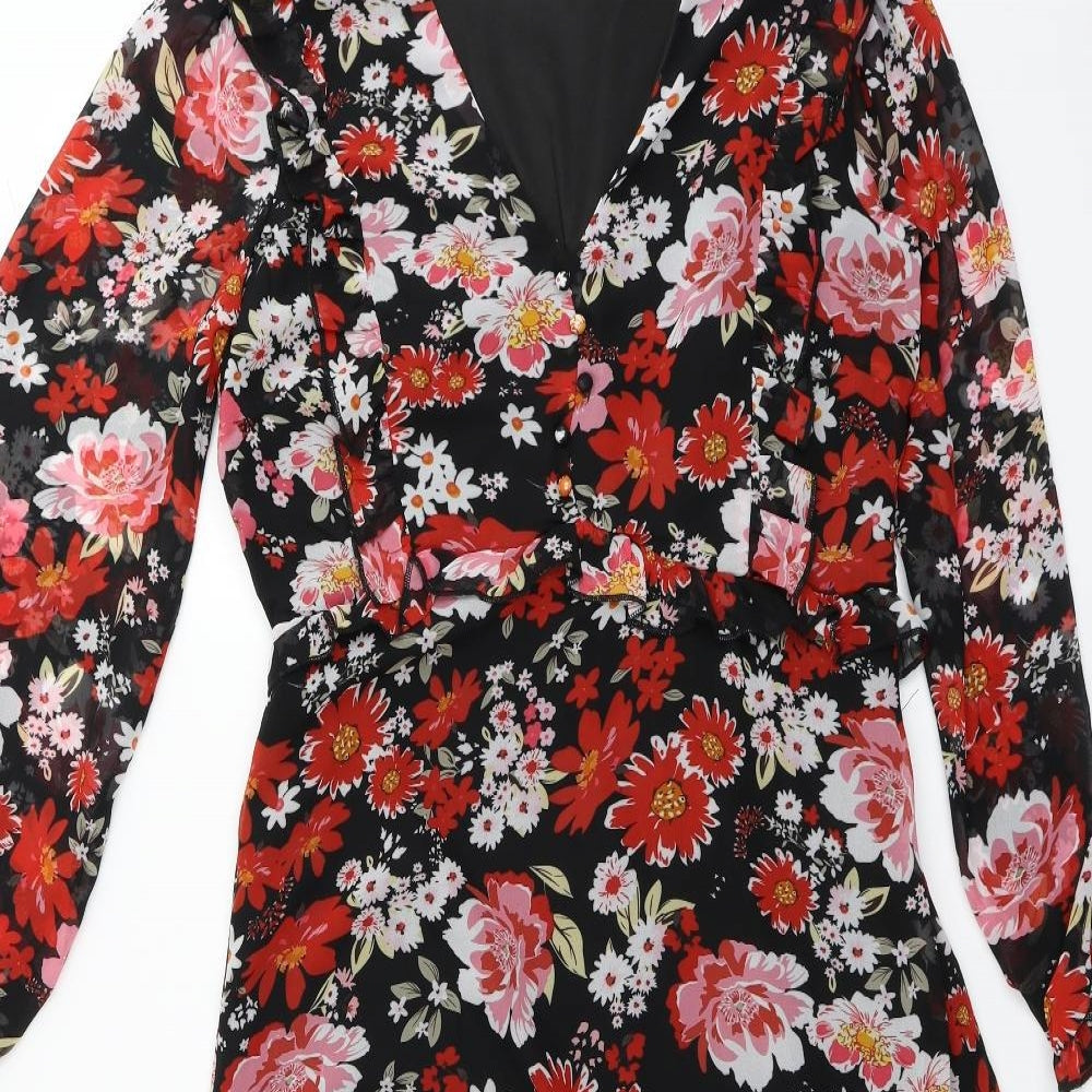 Quiz Womens Multicoloured Floral  A-Line  Size 12