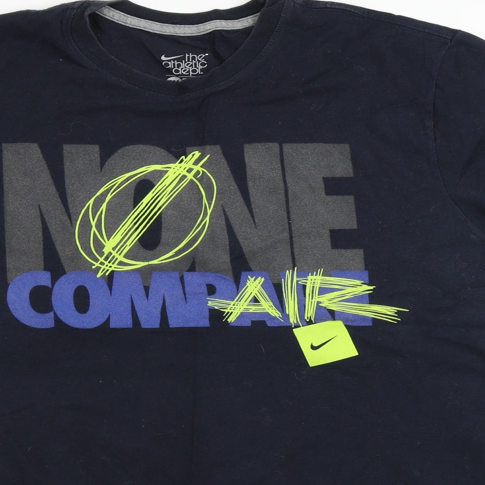 Nke Mens Black    T-Shirt Size XL