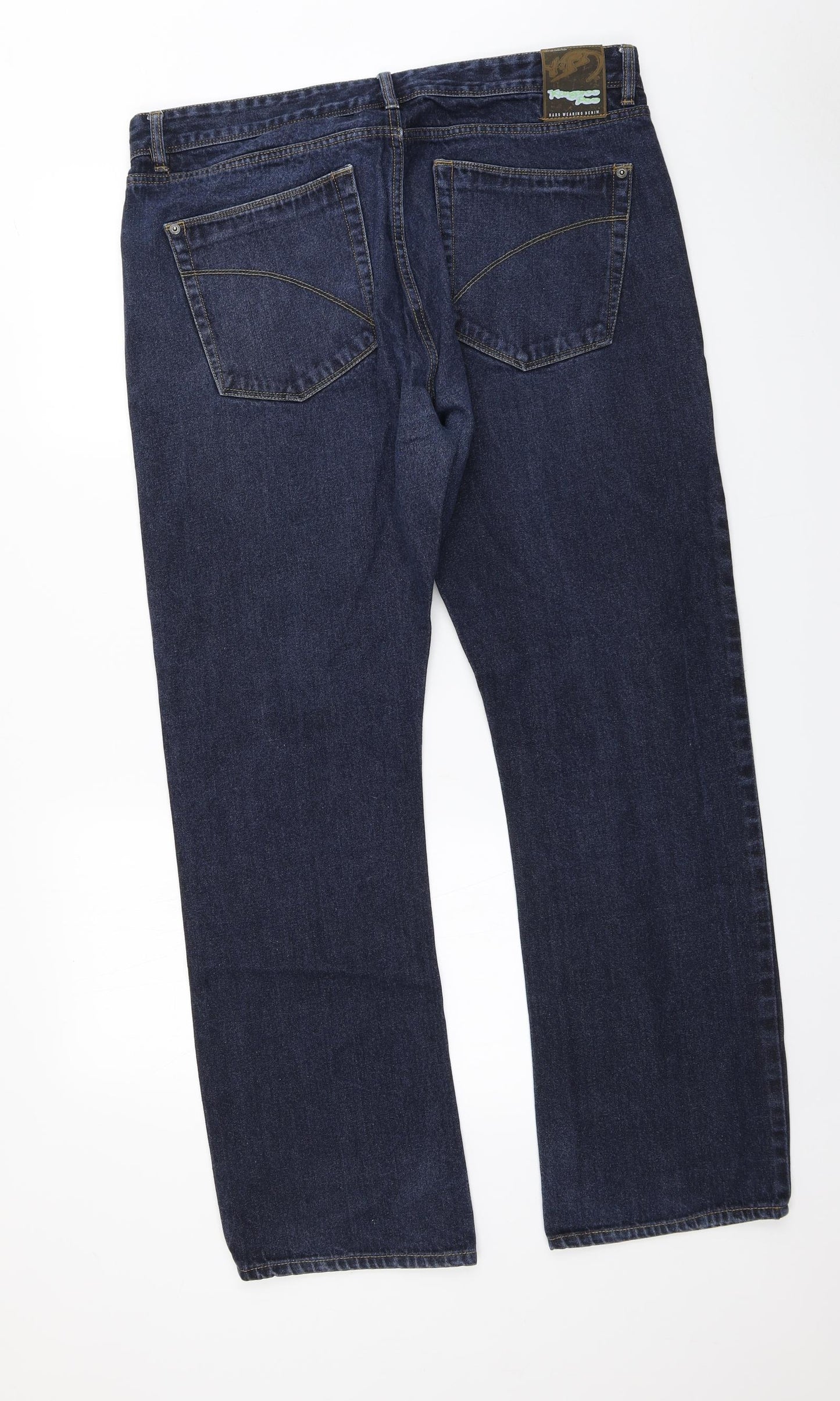 Kangaroo poo Mens Blue   Straight Jeans Size 34 L30 in