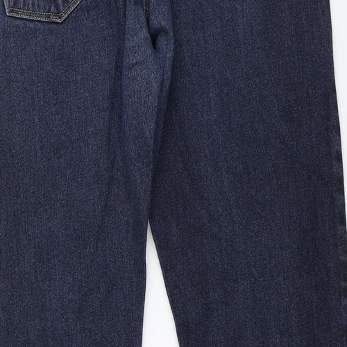 Kangaroo poo Mens Blue   Straight Jeans Size 34 L30 in
