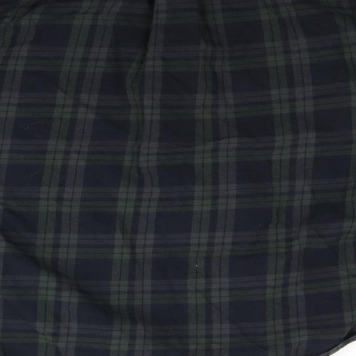 N ext Mens Green Check   Button-Up Size S