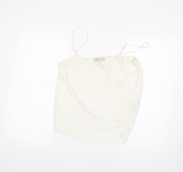 Cameo Rose Womens White Basic T-Shirt Size 12