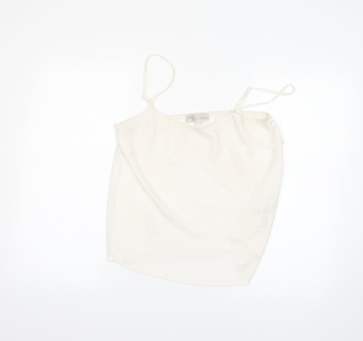 Cameo Rose Womens White   Basic T-Shirt Size 12