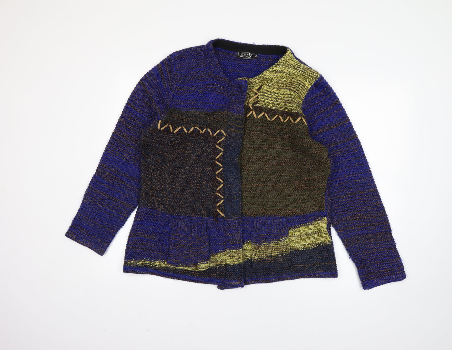 tivoli Womens Blue   Jacket Coatigan Size XL