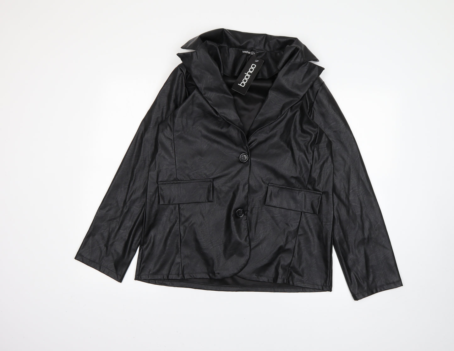 Boohoo Womens Black   Jacket  Size 12