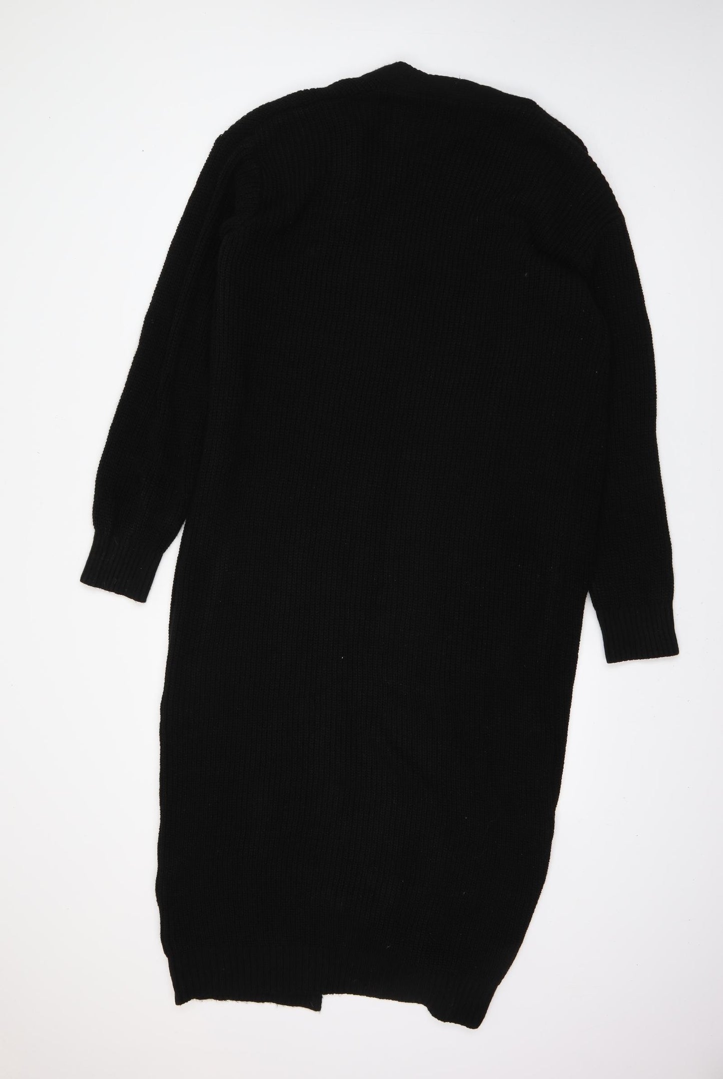 PRETTYLITTLETHING Womens Black   Jacket Coatigan Size L