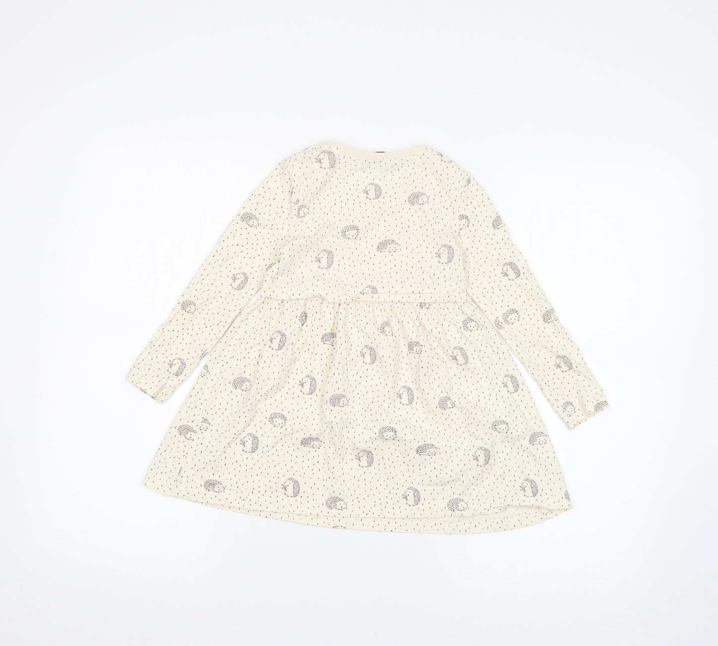 George Girls White   Basic T-Shirt Size 3-4 Years