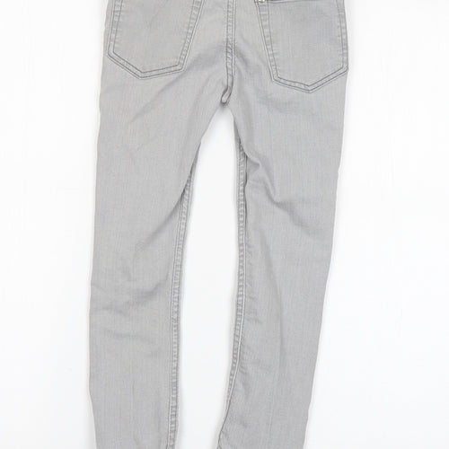 H&M Girls Grey   Straight Jeans Size 5-6 Years