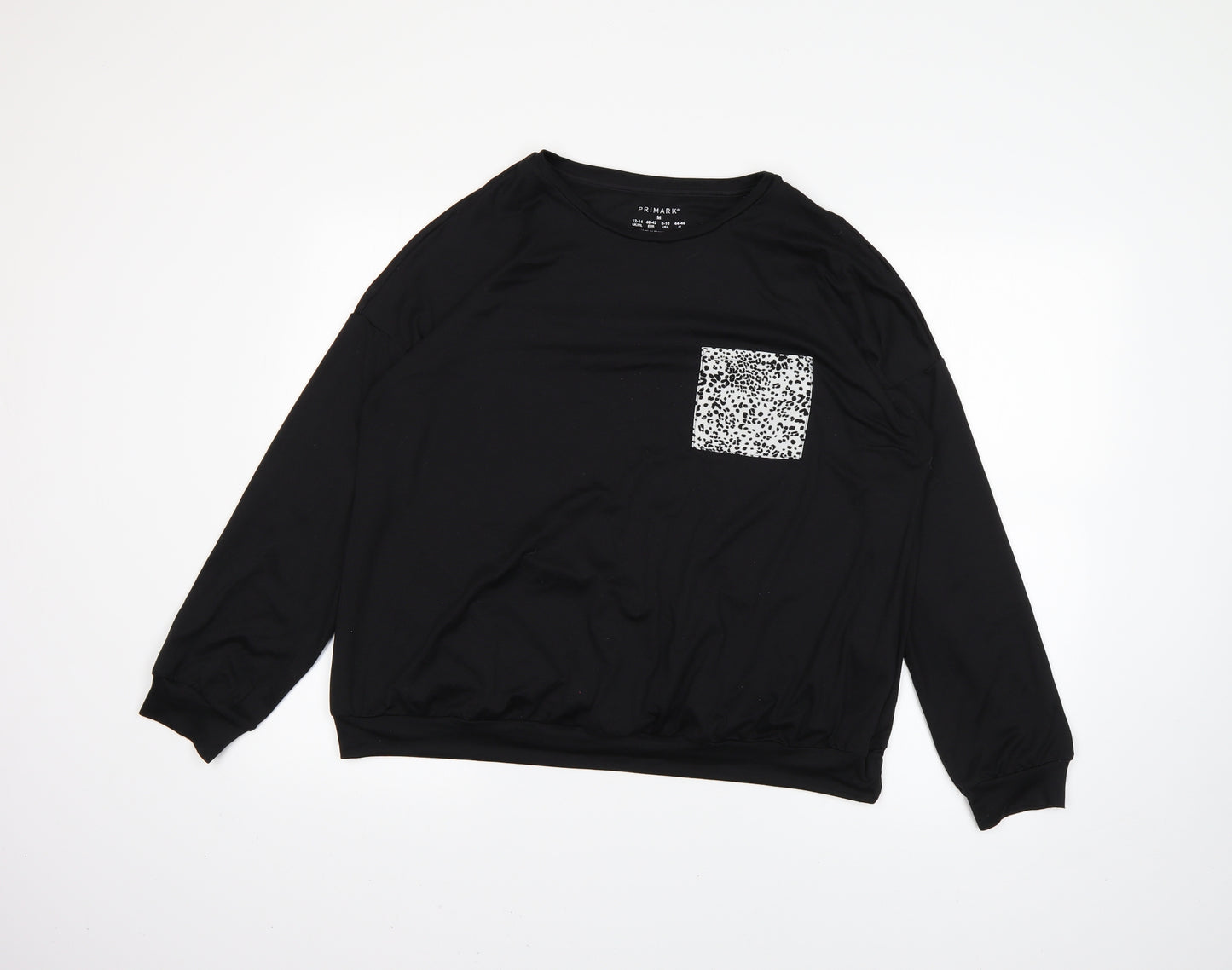 Primark Womens Black   Pullover Jumper Size M