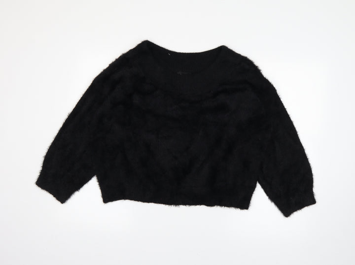 New Look Womens Black   Pullover Jumper Size L