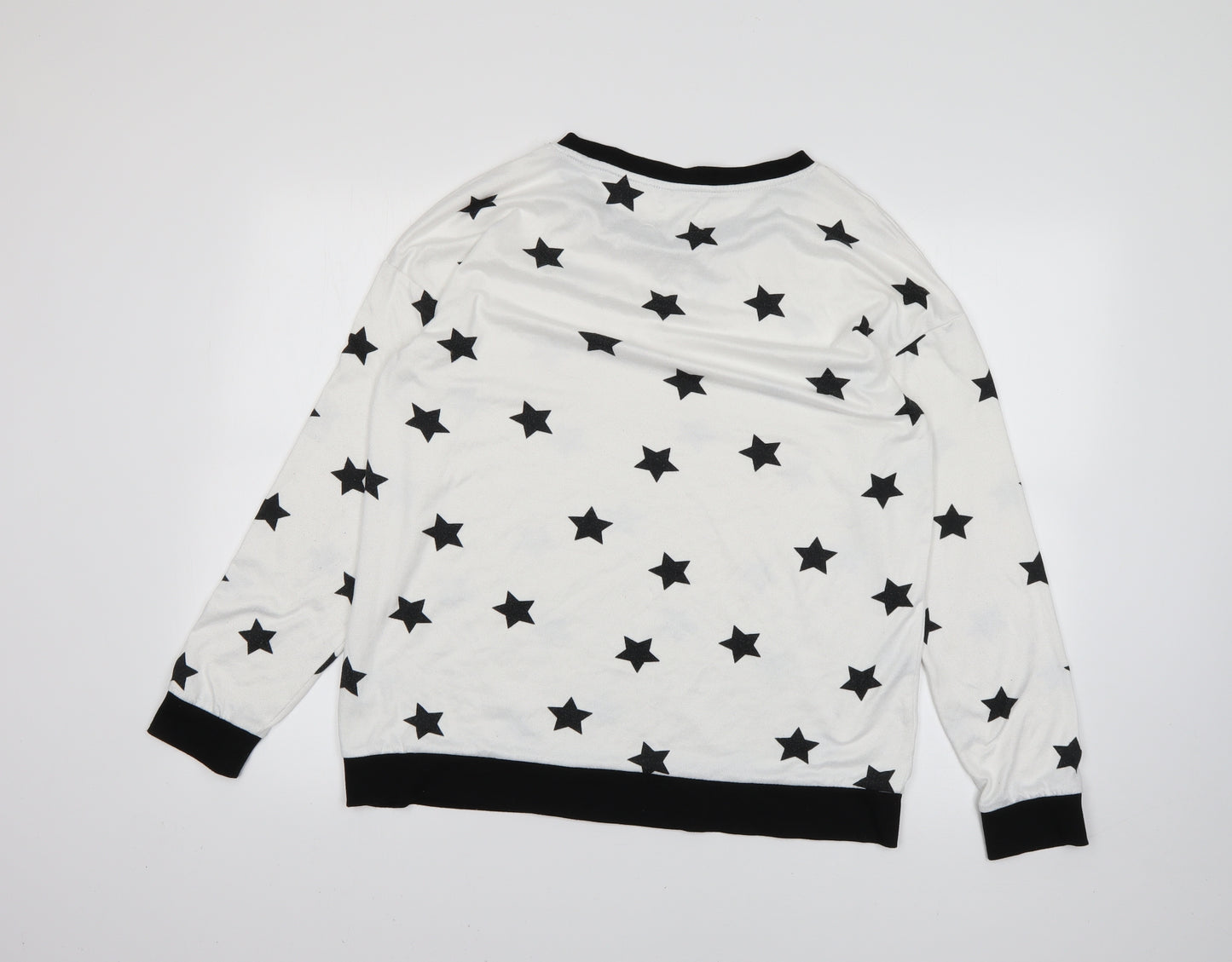 Matalan Mens White Polka Dot  Pullover Jumper Size L
