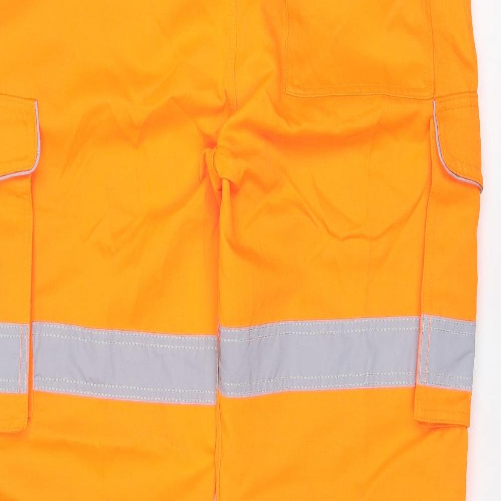 Signal Mens Orange   Cargo Trousers Size 36 in L30 in