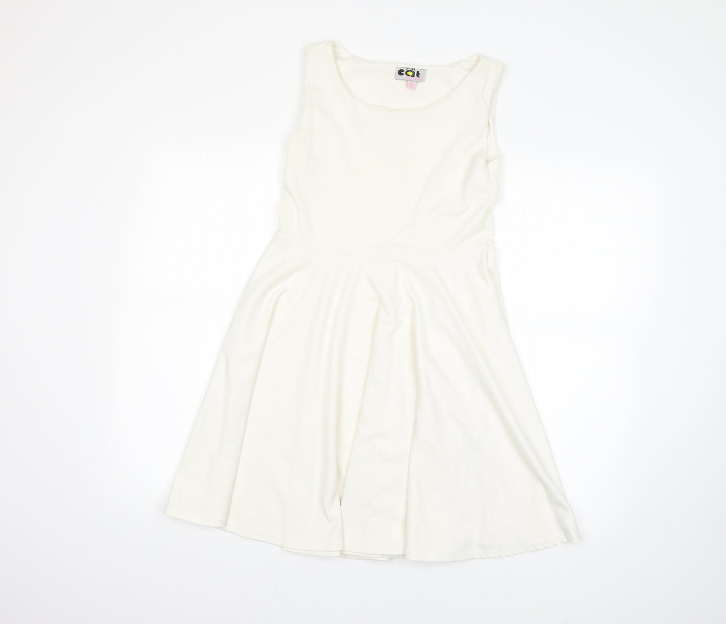 CAT Womens White   A-Line  Size 12