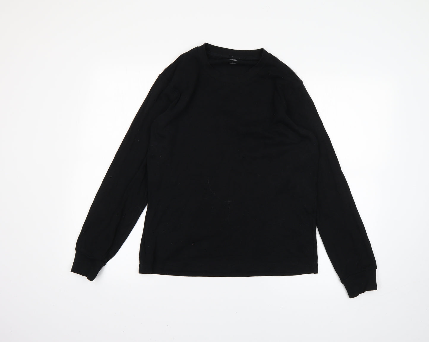 Uni Womens Black   Basic T-Shirt Size S