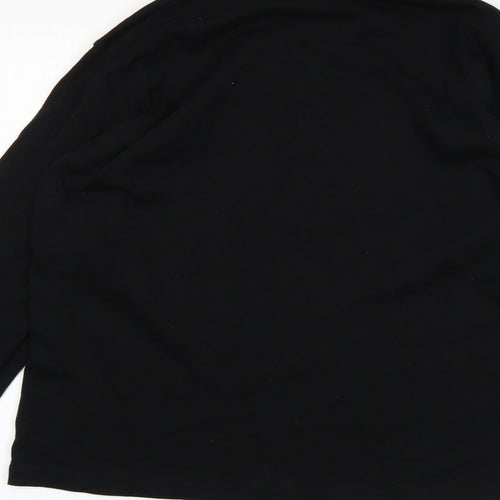 Uni Womens Black   Basic T-Shirt Size S