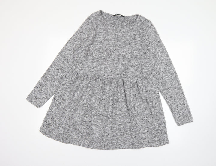 Dorothy Perkins Womens Grey Basic T-Shirt Size 12