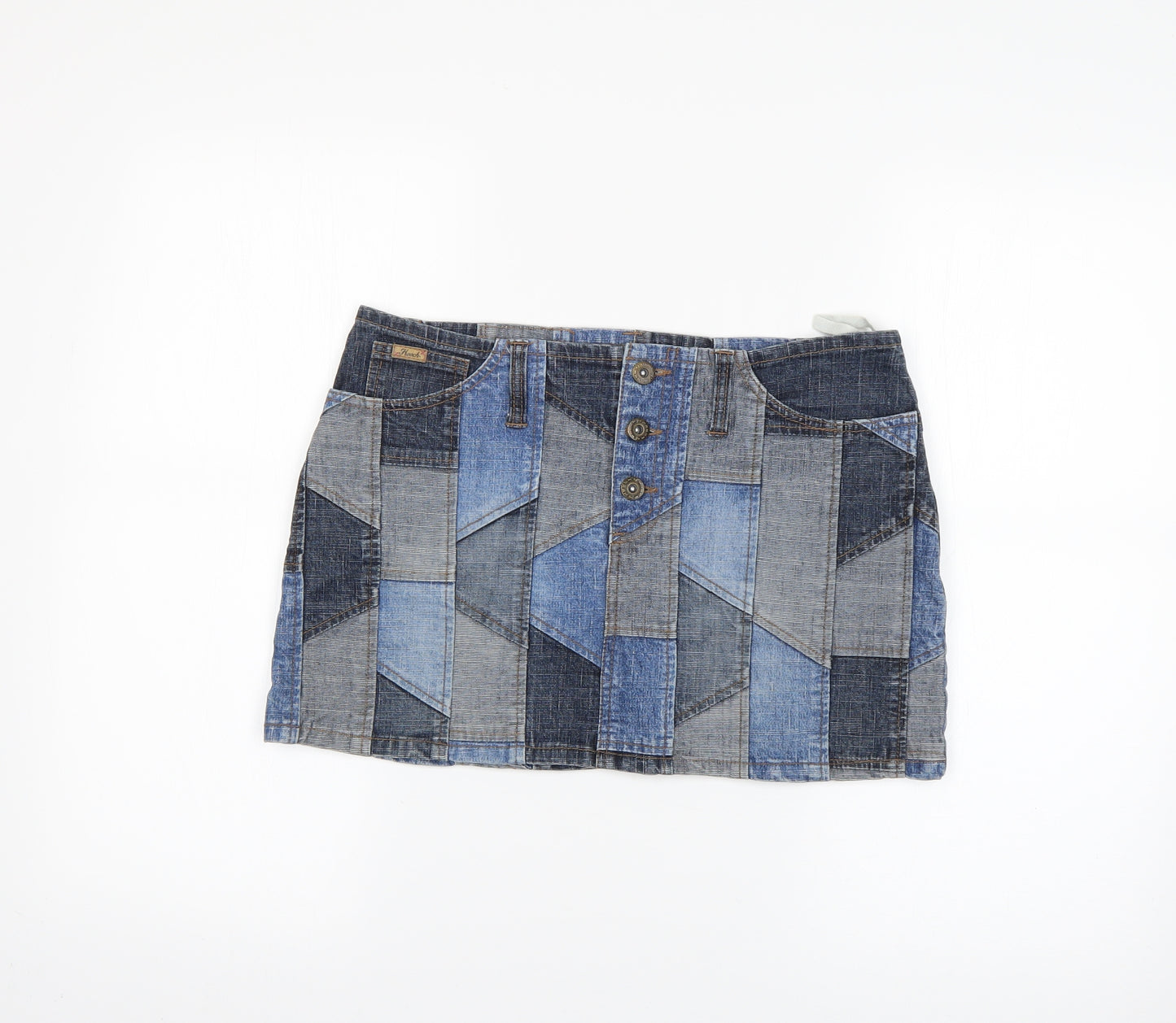 HOOCH Womens Blue   Mini Skirt Size 12