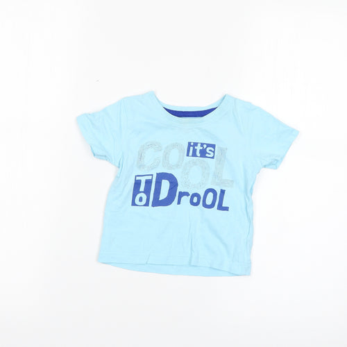 Rebel Baby Blue   Basic T-Shirt Size 18-24 Months