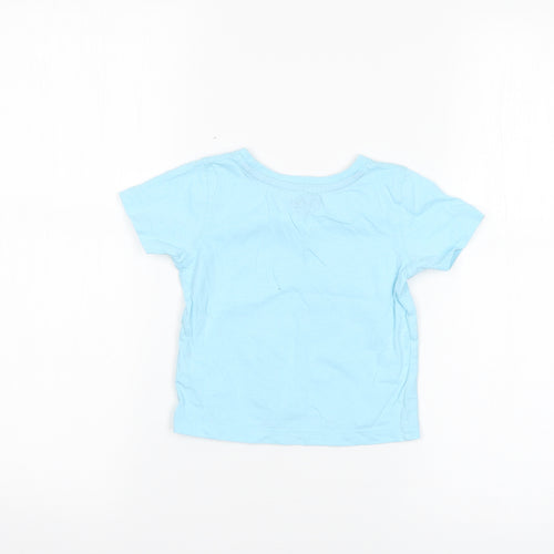 Rebel Baby Blue   Basic T-Shirt Size 18-24 Months
