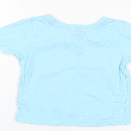 Rebel Baby Blue   Basic T-Shirt Size 18-24 Months