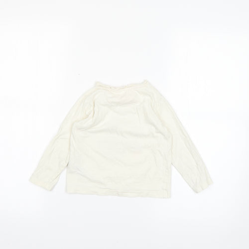 Marks and Spencer Girls White   Basic T-Shirt Size 2-3 Years