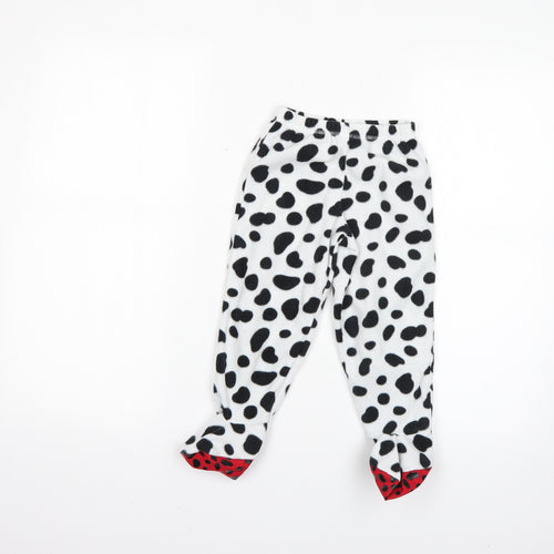 George Baby White Animal Print  Sweatpants Trousers Size 12-18 Months