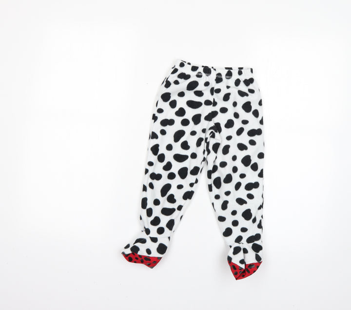 George Baby White Animal Print  Sweatpants Trousers Size 12-18 Months