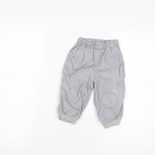 George Baby Grey   Jogger Trousers Size 9-12 Months