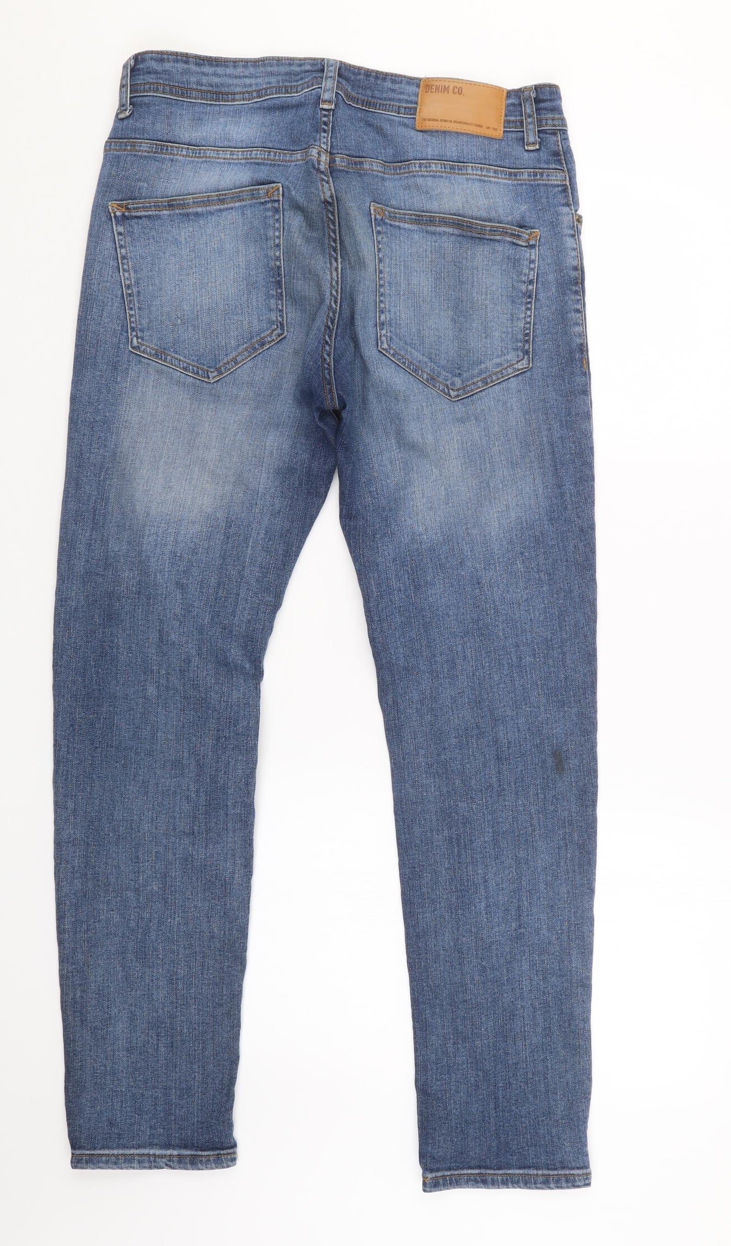 Denim Co. Mens Blue  Denim Straight Jeans Size 31 in L28 in
