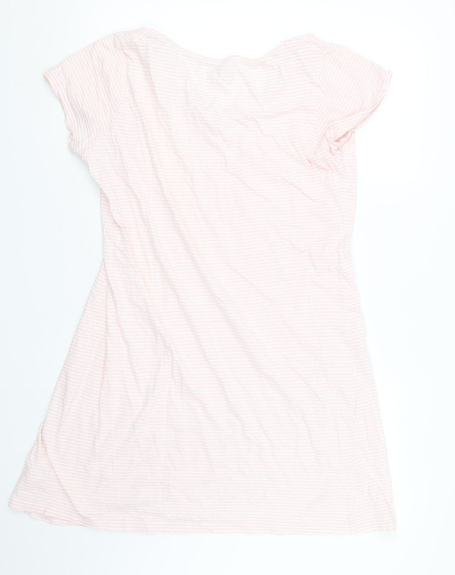 Matalan Womens Pink Striped  Top One Piece Size M